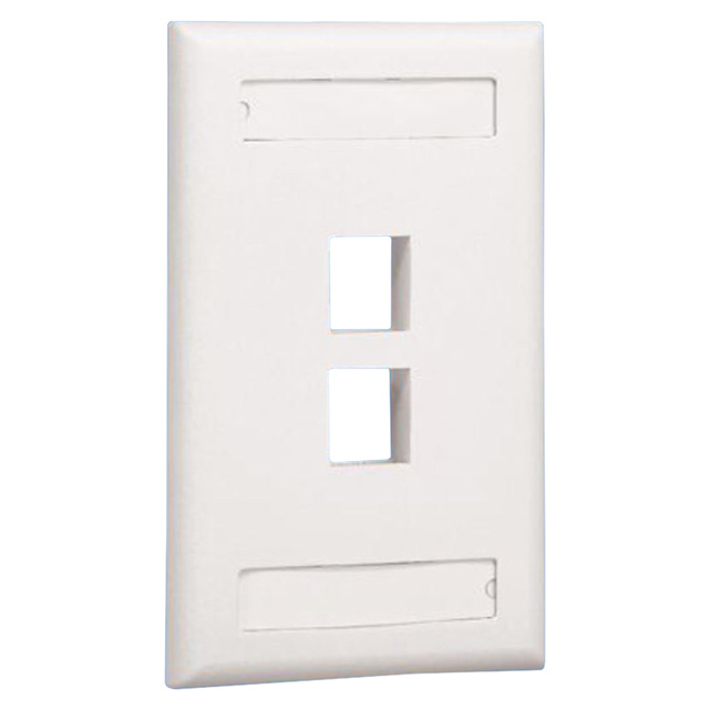 FACEPLATE SNGL GANG 2PORT IVORY【NK2FEIY】