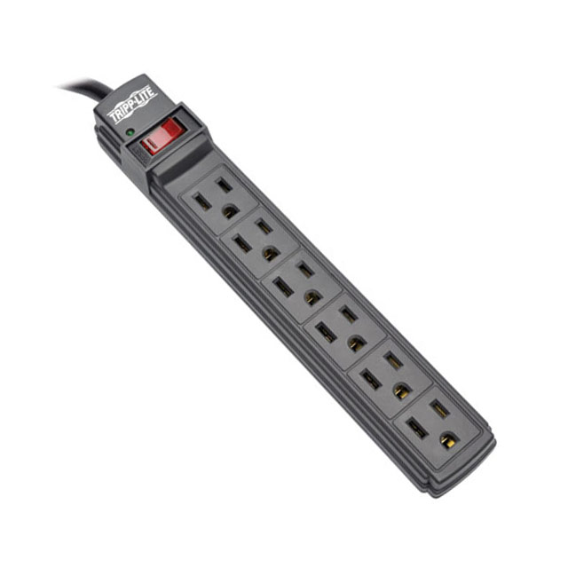 【PS66B】6 OUTLET POWER STRIP 6 FT