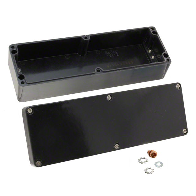 【260823060】BOX FIBERGLASS 9.06"L X 2.95"W