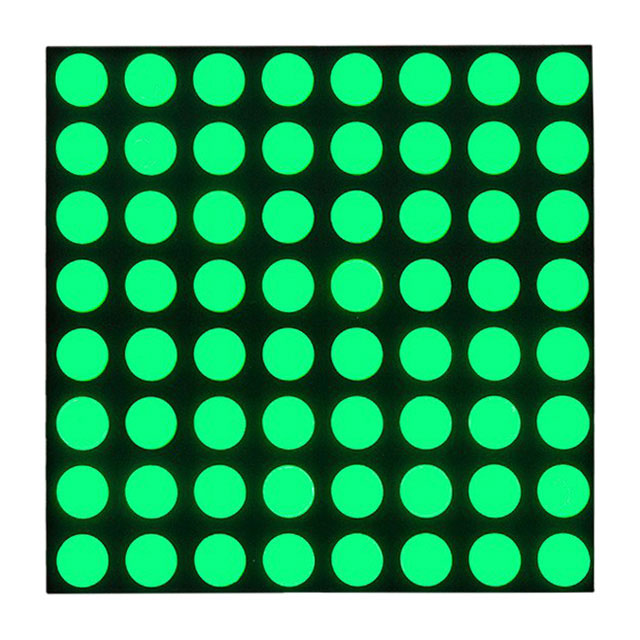 【1623】LED MATRIX 8X8 SQUARE GREEN
