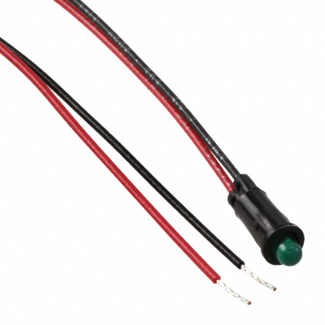 【5110F5-5V】LED PNL IND GREEN DIFF 3MM LEADS