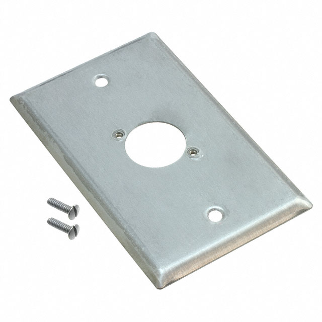 【WP1S1P】CONN WALL PLATE SILVER
