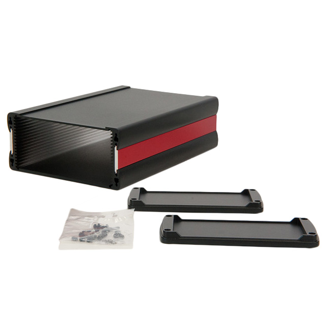 【07502512】BOX ALUM BLACK 8.66"L X 6.18"W