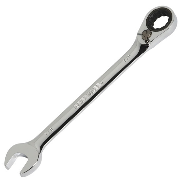 【0354-21】WRENCH COMBO RATCHET 7/8" 11.13"