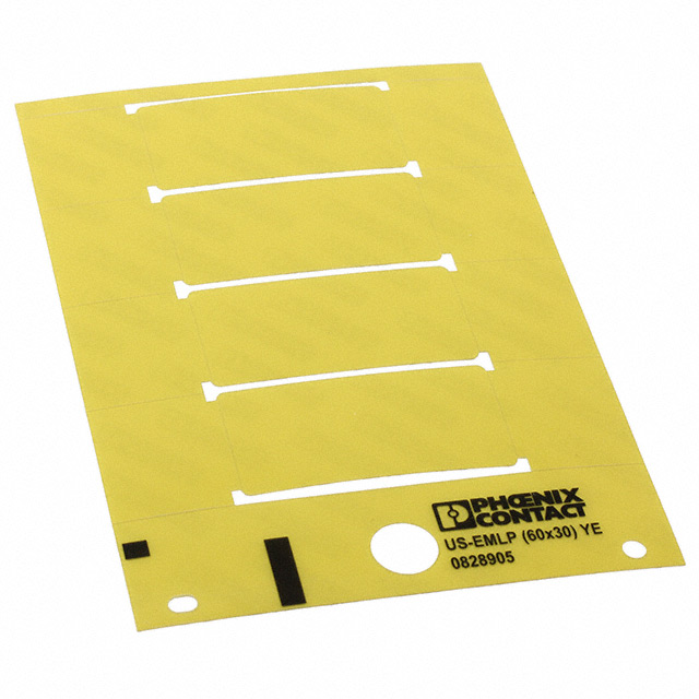 【0828905】LABEL CARD YELLOW