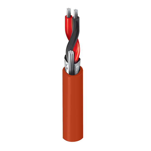 【88760 00220000】CABLE 2CON 18AWG RED SHLD