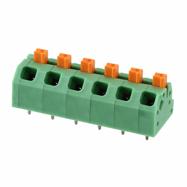 【1862453】TERM BLOCK 6POS 45DEG 5MM PCB
