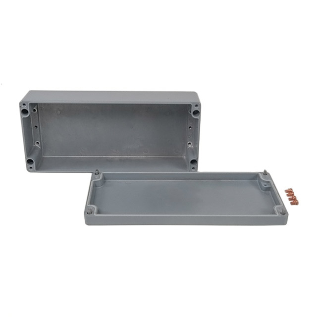 BOX ALUM GRAY 14.17"L X 6.3"W【011636090】