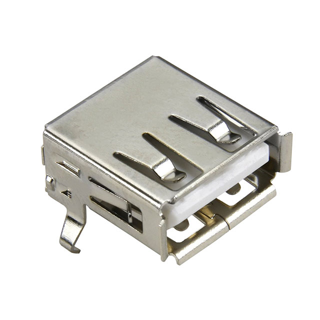 【M701-220442】CONN RCPT USB2.0 TYPEA 4POS R/A