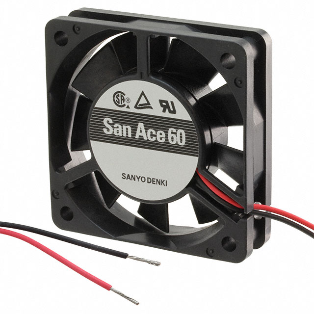 【109P0605M702】FAN AXIAL 60X15MM BALL 5VDC WIRE
