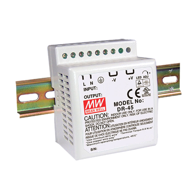 AC/DC DIN RAIL SUPPLY 12V 42W【DR-4512】