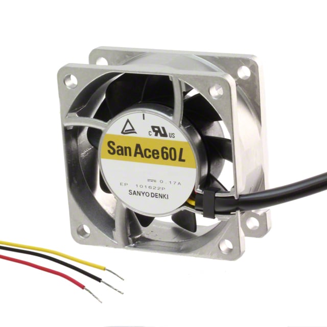 【9LG0612P4H001】FAN AXIAL 60X25MM 12VDC WIRE
