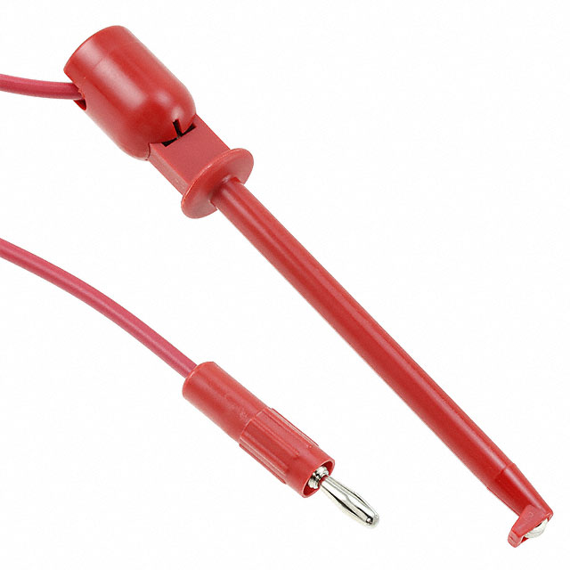 【BXHL-36RED】TEST LEAD BANANA TO GRABBER 36"