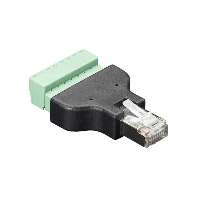 【2913】ADAPT RJ45 PLG TO TERM BLK 8POS