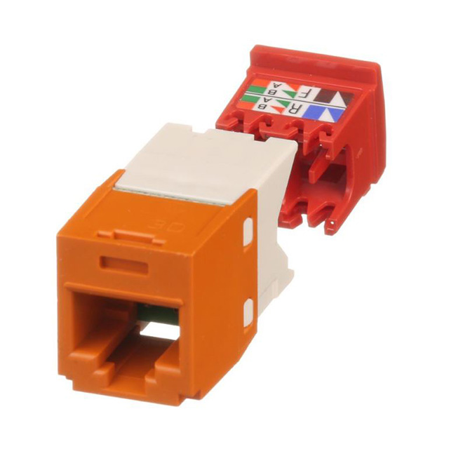 【CJ5E88TGOR】CATEGORY 5E, RJ45, 8-POSITION, 8