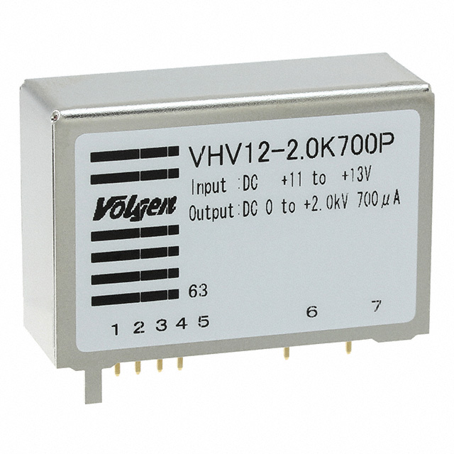 【VHV12-1.0K1500P】DC DC CONVERTER 1000V 1.5W