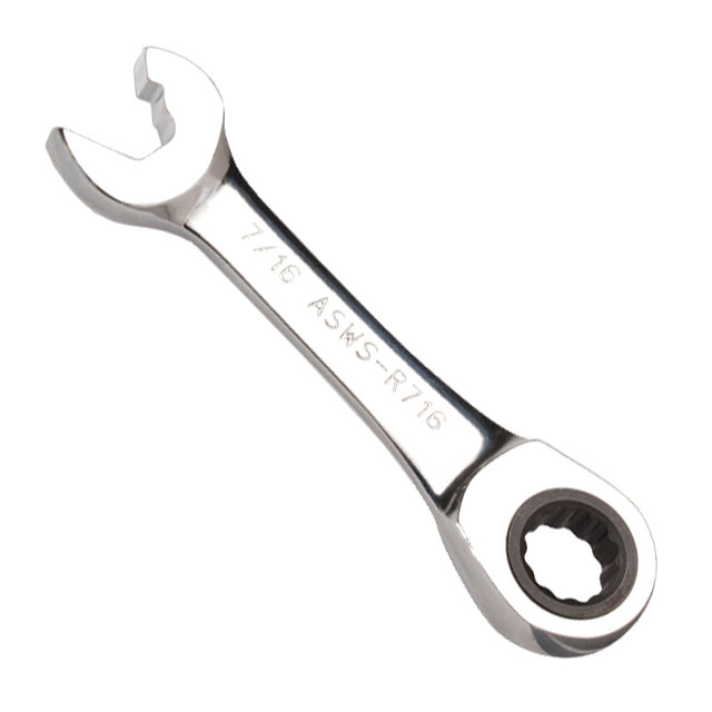 【ASWS-R716】WRENCH COMBO RATCHET 7/16" 4"