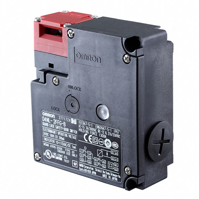 【D4NL-2FFG-B】INTERLOCK SOLENOID LOCKING 3PST