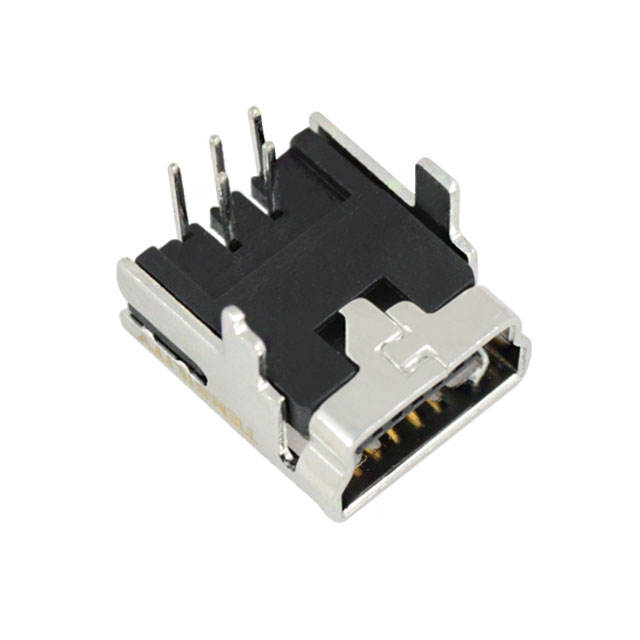 【54-00027】CONN RCPT MINI USB B 5POS R/A
