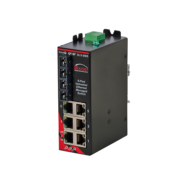 NETWORK SWITCH-MANAGED 8 PORT【SLX-8MS-9STL】