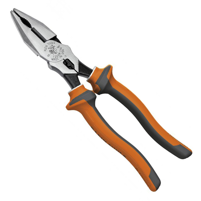 PLIERS COMBO FLAT NOSE 8.88"【12098-EINS】