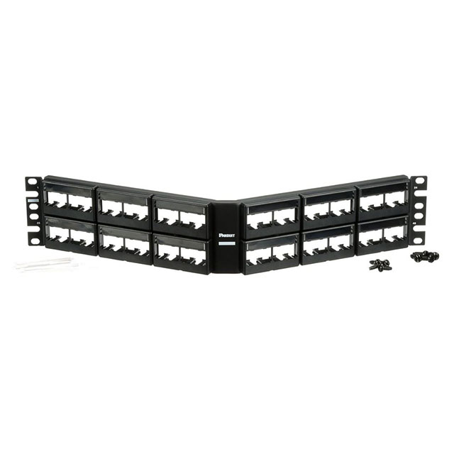 【CPPLA48WBLY】MINI COM 48-PORT MODULAR ANGLED