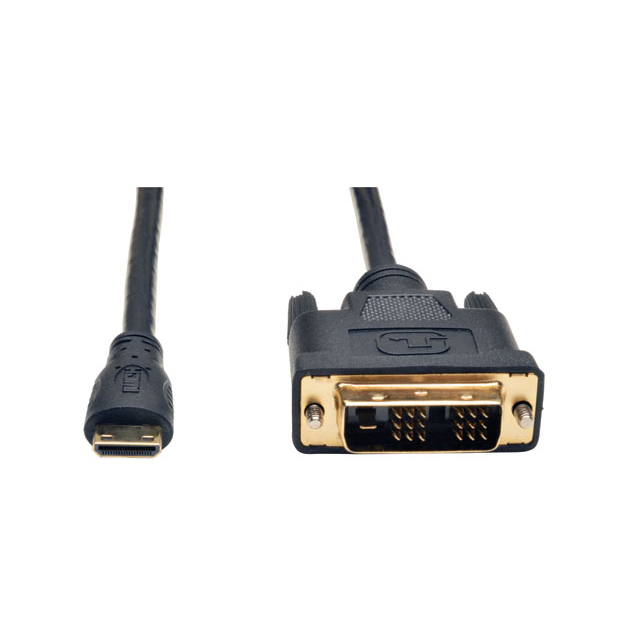 【P566-003-MINI】CBL HDMI-C M TO DVI-D SGL M 3'