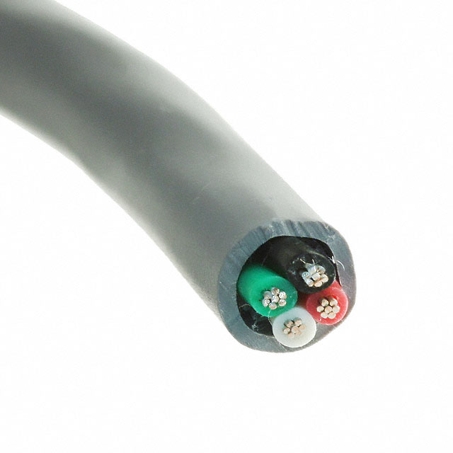 【2414C SL324】CABLE 4CON 20AWG SLATE SHLD FEET