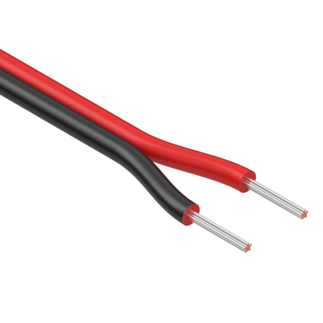 CABLE 2COND 24AWG BLK/RED 1M【30-00804】