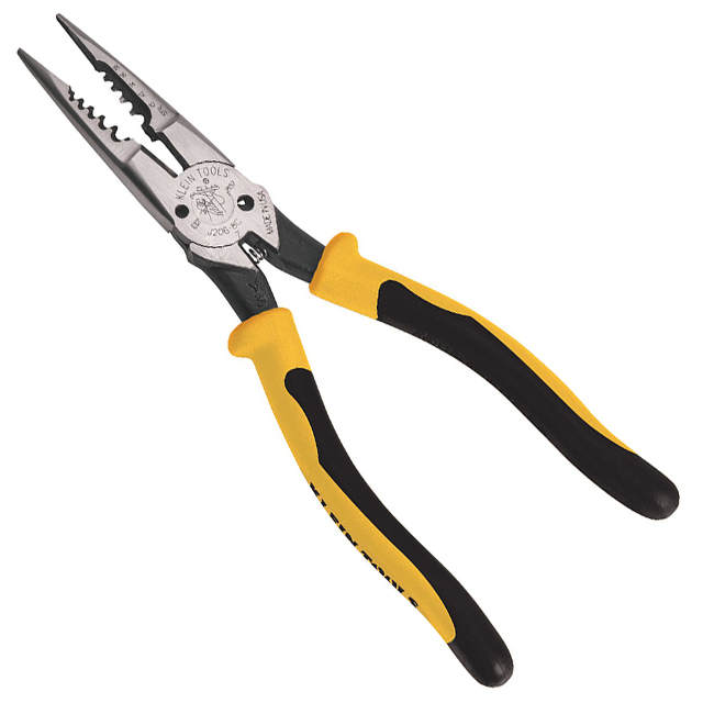 【J206-8C】PLIERS STANDARD LONG NOSE 8.38"