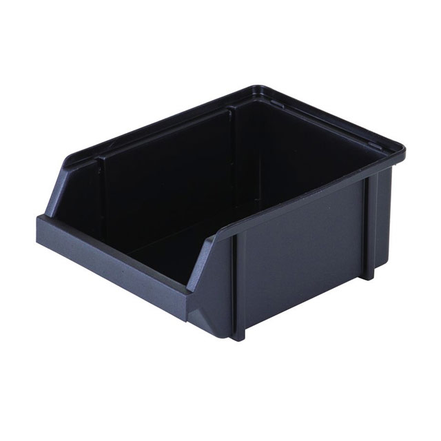 【6772BC】BIN PLASTIC BLACK