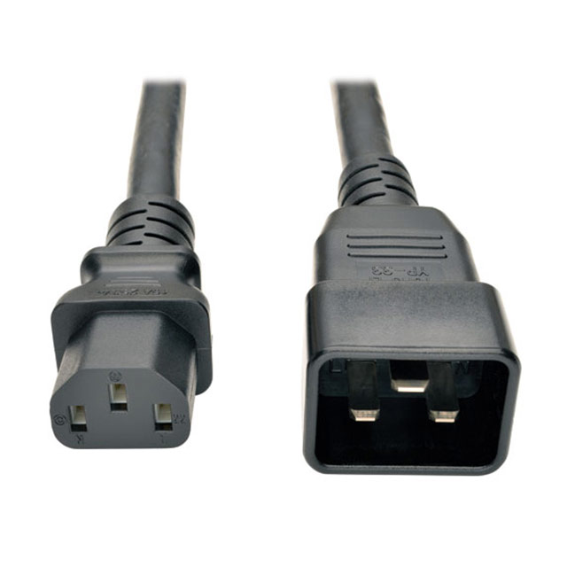 CORD 14AWG IEC320C20 - 320C13 3'【P032-003】