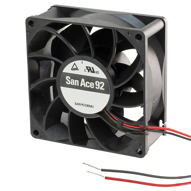 【9GA0924M402】FAN AXIAL 92X25MM 24VDC WIRE