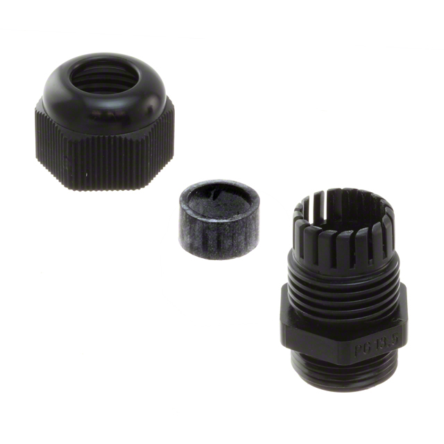 【CG-PG7-1-BK】CABLE GLAND 2-5MM PG7 NYLON