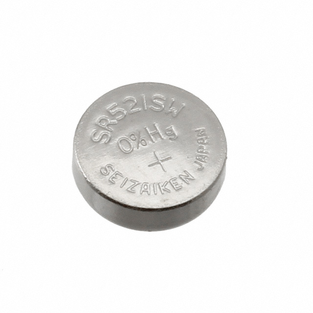 BATTERY SLVR OX 1.55V COIN 5.8MM【SR521SW】