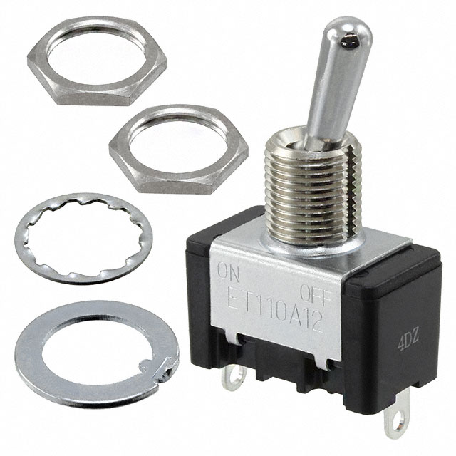 【ET110A12-Z】SWITCH TOGGLE SPST 10A 125V