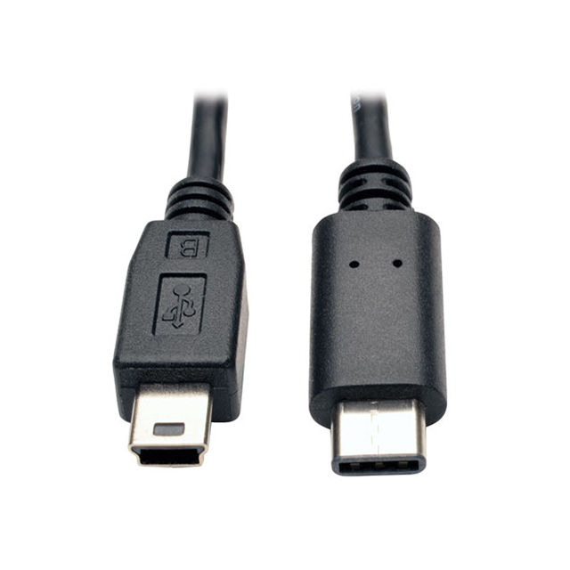 CBL USB2.0 MIN B PLUG-C PLUG 6'【U040-006-MINI】