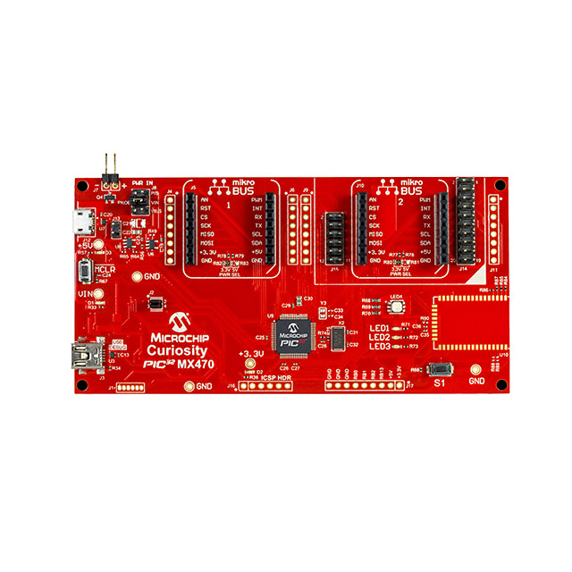 PIC32MX470 Curiosity PICマイコン開発ボード【DM320103】