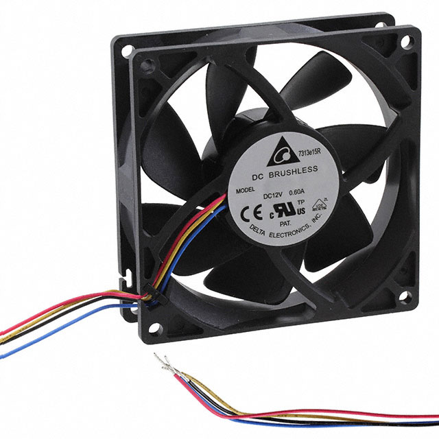 【QFR0912VH-SP00】FAN AXIAL 92X25.4MM 12VDC WIRE