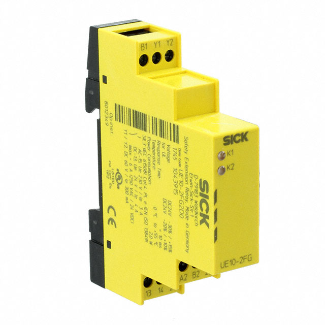 【UE10-2FG2D0】RELAY SAFETY 3PST 6A 24V