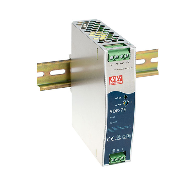 【SDR-75-24】AC/DC DIN RAIL SUPPLY 24V 77W