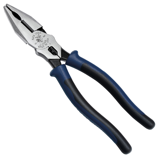 【J12098】PLIERS COMBO FLAT NOSE 8.75"