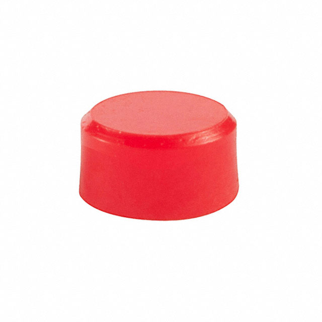【140000470052】CAP PUSHBUTTON ROUND RED