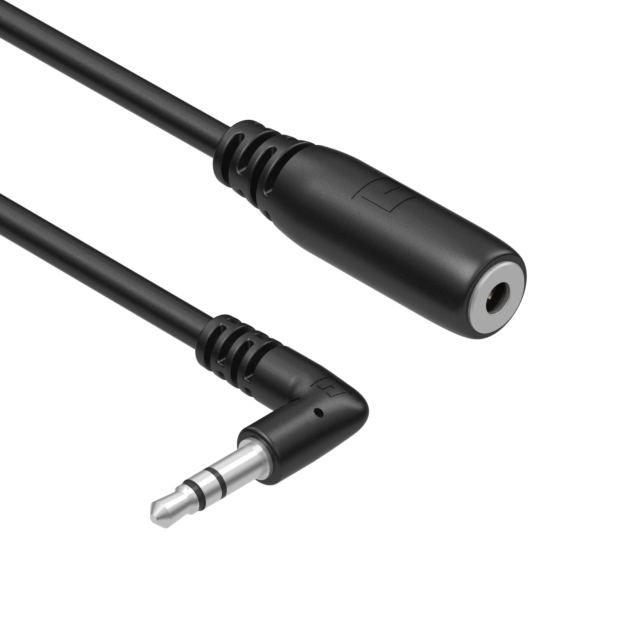 CBL 3.5MM R/A M TO 3.5MM F SHLD【10-02140】