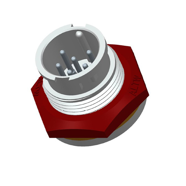【ABD-06PMMS-LC7001】CONN RCPT MALE 6P GOLD SLDR CUP