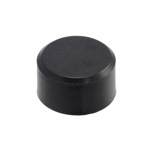【140000470051】CAP PUSHBUTTON ROUND BLACK