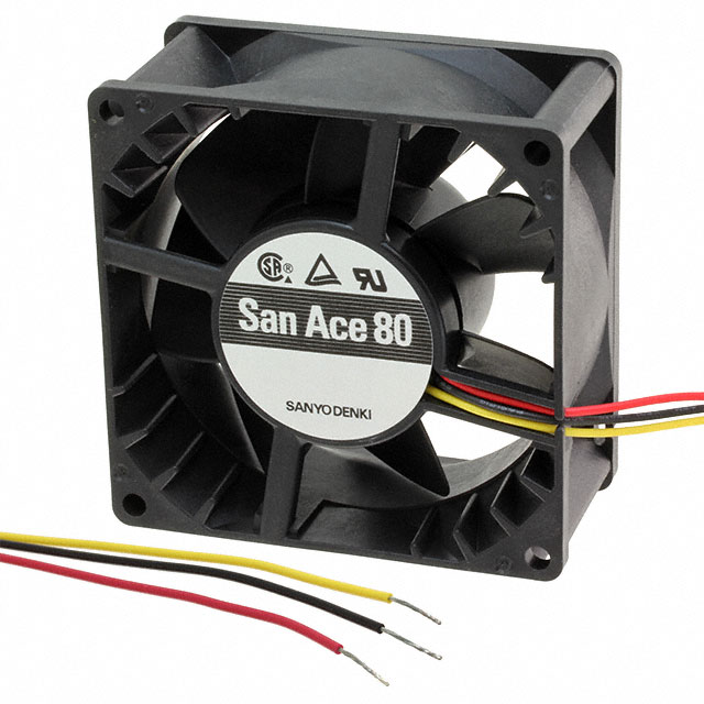 【109R0812S402】FAN AXIAL 80X25MM 12VDC WIRE