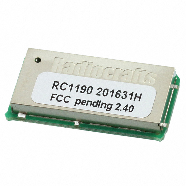 【RC1190-RC232】RF TXRX MOD ISM<1GHZ CAST SMD