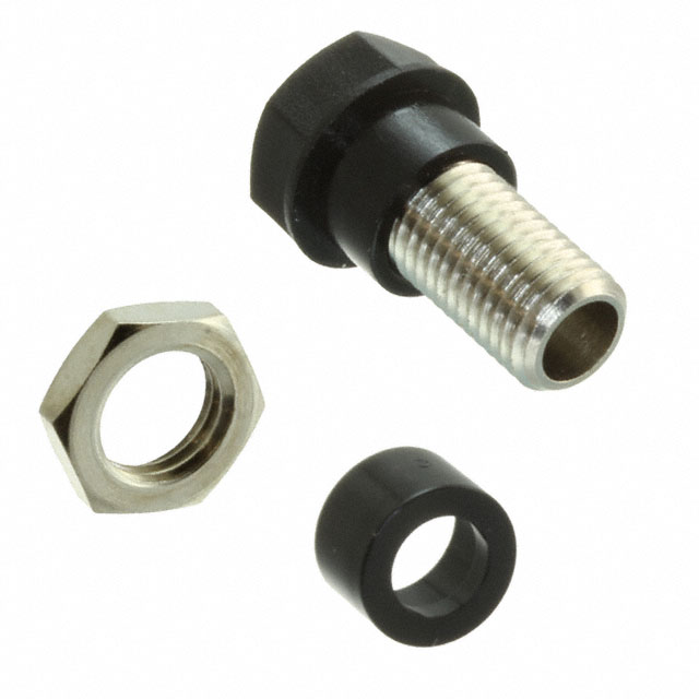 【CT2230-0】CONN BANANA JACK THREADED BLACK