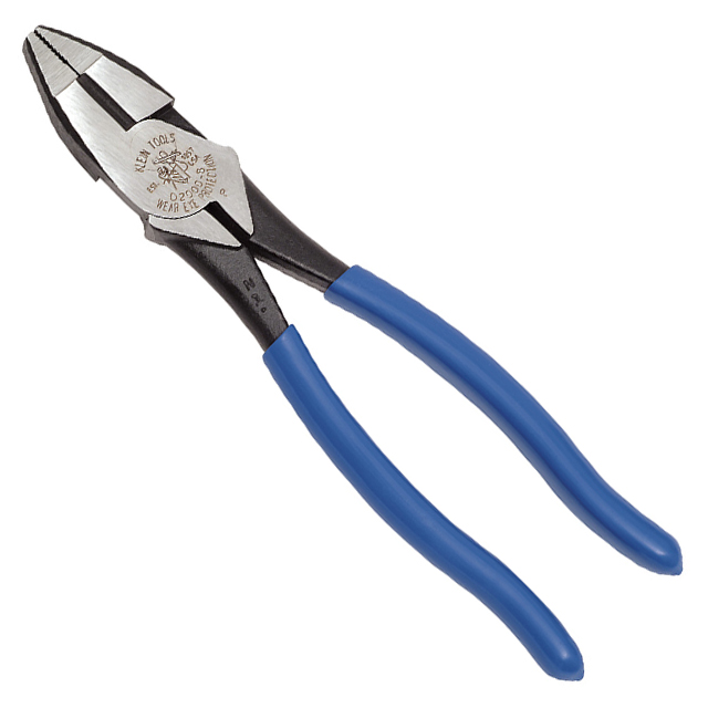 【D2000-8】PLIERS COMBO FLAT NOSE 8.69"